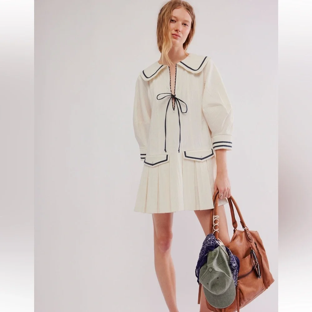 SOLD——-Free people star board mini dress - Picture 3 of 10